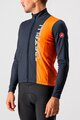 CASTELLI Langarm Fahrradtrikot für den Winter - TRIGUARDO - Blau