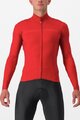 CASTELLI Langarm Fahrradtrikot für den Winter - PRO THERMAL LS - Rot