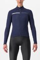CASTELLI Langarm Fahrradtrikot für den Winter - SINERGIA 2 - Blau