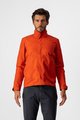 CASTELLI Fahrrad-Regenjacke - COMMUTER REFLEX - Orange/Rot