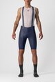 CASTELLI Kurze Fahrradhose mit Trägern - FREE AERO RC - Blau