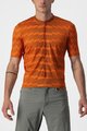 CASTELLI Kurzarm Fahrradtrikot - UNLIMITED STERRATO - Orange