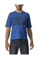 CASTELLI Kurzarm Fahrradtrikot - TRAIL TECH - Blau