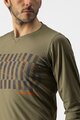 CASTELLI Langarm Fahrradtrikot für den Sommer - TRAIL TECH - Grün