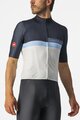 CASTELLI Kurzarm Fahrradtrikot - A BLOCCO - Blau/Weiß