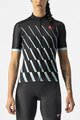 CASTELLI Kurzarm Fahrradtrikot - PENDIO - Schwarz/Weiß