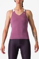 CASTELLI Ärmelloses Fahrradtrikot - SOLARIS TOP - Lila