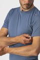 CASTELLI Kurzarm Fahrrad-Shirt - TECH 2 TEE - Blau