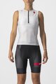 CASTELLI Ärmelloses Fahrradtrikot - FREE W TRI - Weiß
