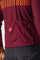 CASTELLI Langarm Fahrradtrikot für den Sommer - UNLIMITED THERMAL - bordeaux