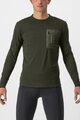 CASTELLI Langarm Fahrradtrikot für den Winter - UNLIMITED MERINO - Grün
