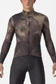 CASTELLI Langarm Fahrradtrikot für den Winter - VENTAGLIO - Braun