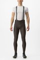CASTELLI Lange Fahrradhose mit Trägern - FREE AERO RC - Braun
