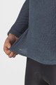 CASTELLI Langarm Fahrrad-Shirt - COLD DAYS 2ND LAYER - Grau/Blau