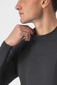 CASTELLI Langarm Fahrrad-Shirt - BANDITO WOOL LS - Schwarz