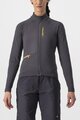 CASTELLI Langarm Fahrradtrikot für den Winter - UNLIMITED TRAIL W - Grau