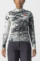 CASTELLI Langarm Fahrradtrikot für den Winter - UNLIMITED W THERMAL - Grau/Weiß