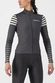 CASTELLI Langarm Fahrradtrikot für den Winter - AUTUNNO - Grau