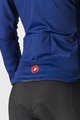 CASTELLI Langarm Fahrradtrikot für den Winter - AUTUNNO - Blau