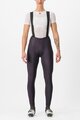 CASTELLI Lange Fahrradhose mit Trägern - FREE AERO RC W DT - Lila