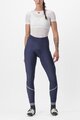 CASTELLI Lange Fahrradhose ohne Träger  - VELOCISSIMA THERMAL - Blau
