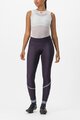 CASTELLI Lange Fahrradhose ohne Träger  - VELOCISSIMA THERMAL - Lila