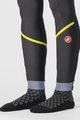 CASTELLI Lange Fahrradhose ohne Träger  - VELOCISSIMA THERMAL - Schwarz/Hellgrün