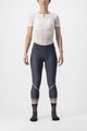 CASTELLI 3/4 lange Fahrradhose ohne Träger - VELOCISSIMA THERMAL - Blau