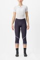 CASTELLI 3/4 lange Fahrradhose ohne Träger - VELOCISSIMA THERMAL - Lila