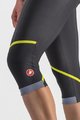 CASTELLI 3/4 lange Fahrradhose ohne Träger - VELOCISSIMA THERMAL - Schwarz/Hellgrün