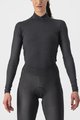 CASTELLI Langarm Fahrrad-Shirt - BANDITO WOOL W - Schwarz