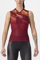 CASTELLI Ärmelloses Fahrradtrikot - INSIDER W - bordeaux