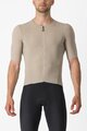 CASTELLI Kurzarm Fahrradtrikot - PREMIO BLACK - Beige