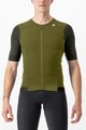 CASTELLI Kurzarm Fahrradtrikot - PREMIO BLACK - Grün