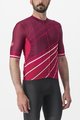 CASTELLI Kurzarm Fahrradtrikot - SPEED STRADA - bordeaux