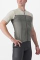 CASTELLI Kurzarm Fahrradtrikot - UNLIMITED ENTRATA - Grau/Elfenbein