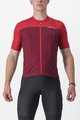 CASTELLI Kurzarm Fahrradtrikot - UNLIMITED ENTRATA - Rot