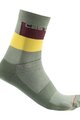 CASTELLI Klassische Fahrradsocken - BLOCCO - Grün