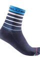 CASTELLI Klassische Fahrradsocken - SPEED STRADA 12 - Blau