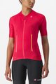 CASTELLI Kurzarm Fahrradtrikot - ENDURANCE W - Rot