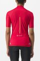 CASTELLI Kurzarm Fahrradtrikot - ENDURANCE W - Rot