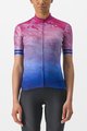 CASTELLI Kurzarm Fahrradtrikot - MARMO - Blau/Rosa