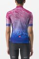 CASTELLI Kurzarm Fahrradtrikot - MARMO - Blau/Rosa