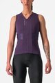 CASTELLI Ärmelloses Fahrradtrikot - ANIMA 4 - Lila