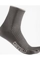 CASTELLI Klassische Fahrradsocken - PREMIO - Grau