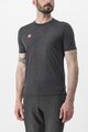 CASTELLI Kurzarm Fahrrad-Shirt - MERINO - Schwarz
