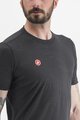 CASTELLI Kurzarm Fahrrad-Shirt - MERINO - Schwarz