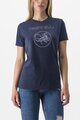 CASTELLI Kurzarm Fahrrad-Shirt - PEDALARE - Blau