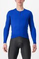 CASTELLI Langarm Fahrradtrikot für den Winter - FLY LS - Blau
