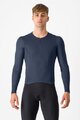 CASTELLI Langarm Fahrradtrikot für den Winter - FLY LS - Blau